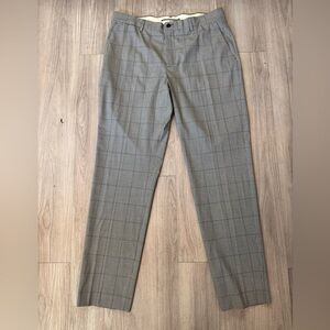 Men's Zara Slim Fit Stretch Plaid Pants (32x32)